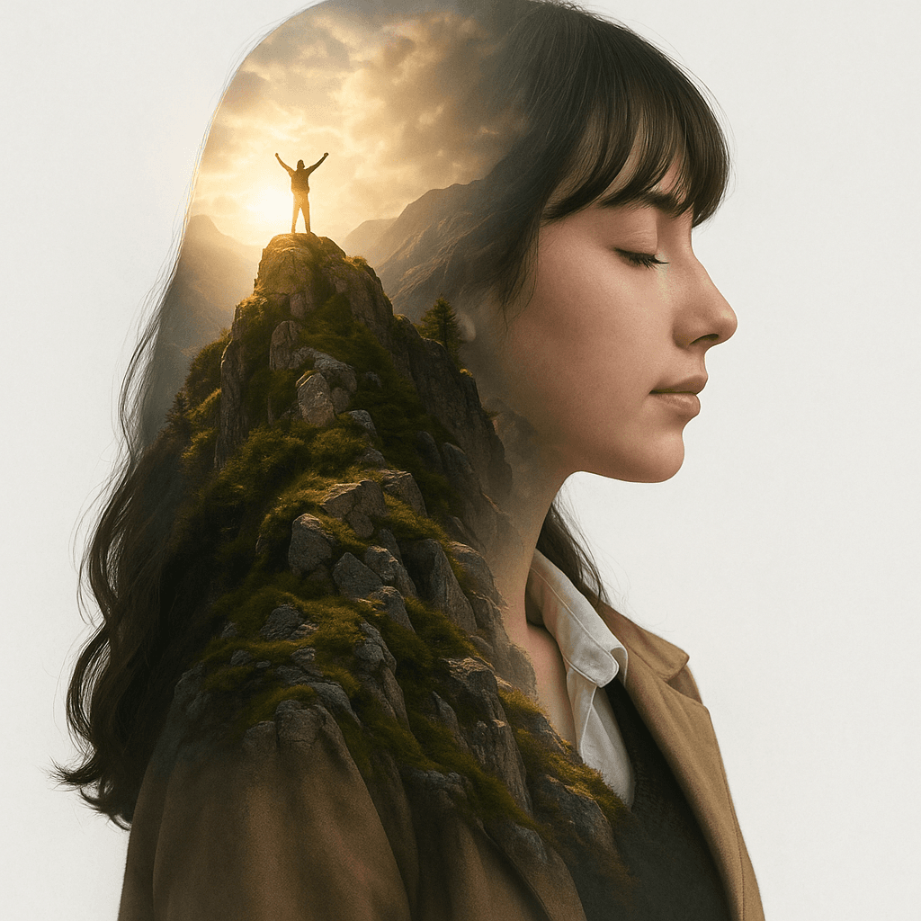 Dramatic Mountain Silhouette