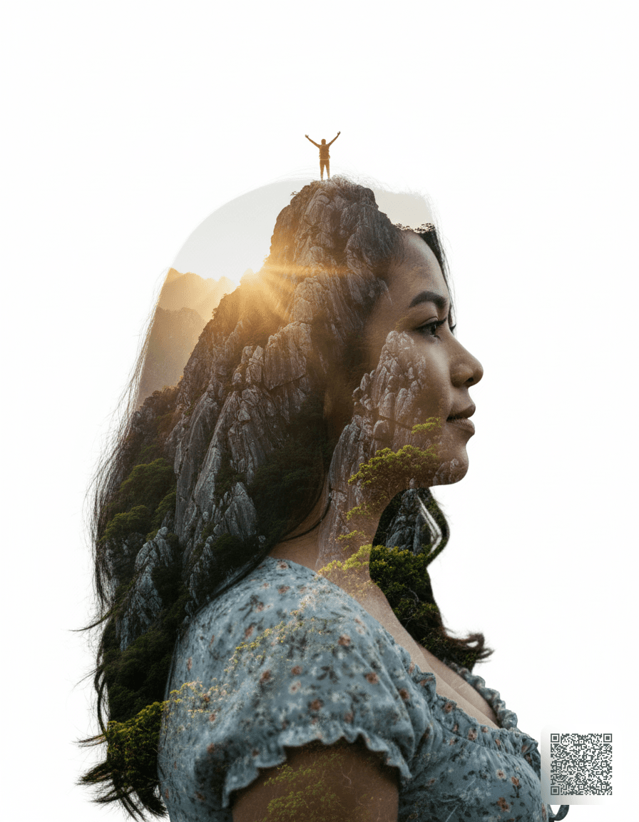 Dramatic Mountain Silhouette