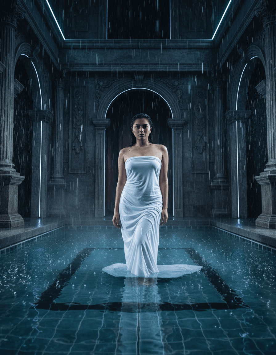 futuristic femme fatale