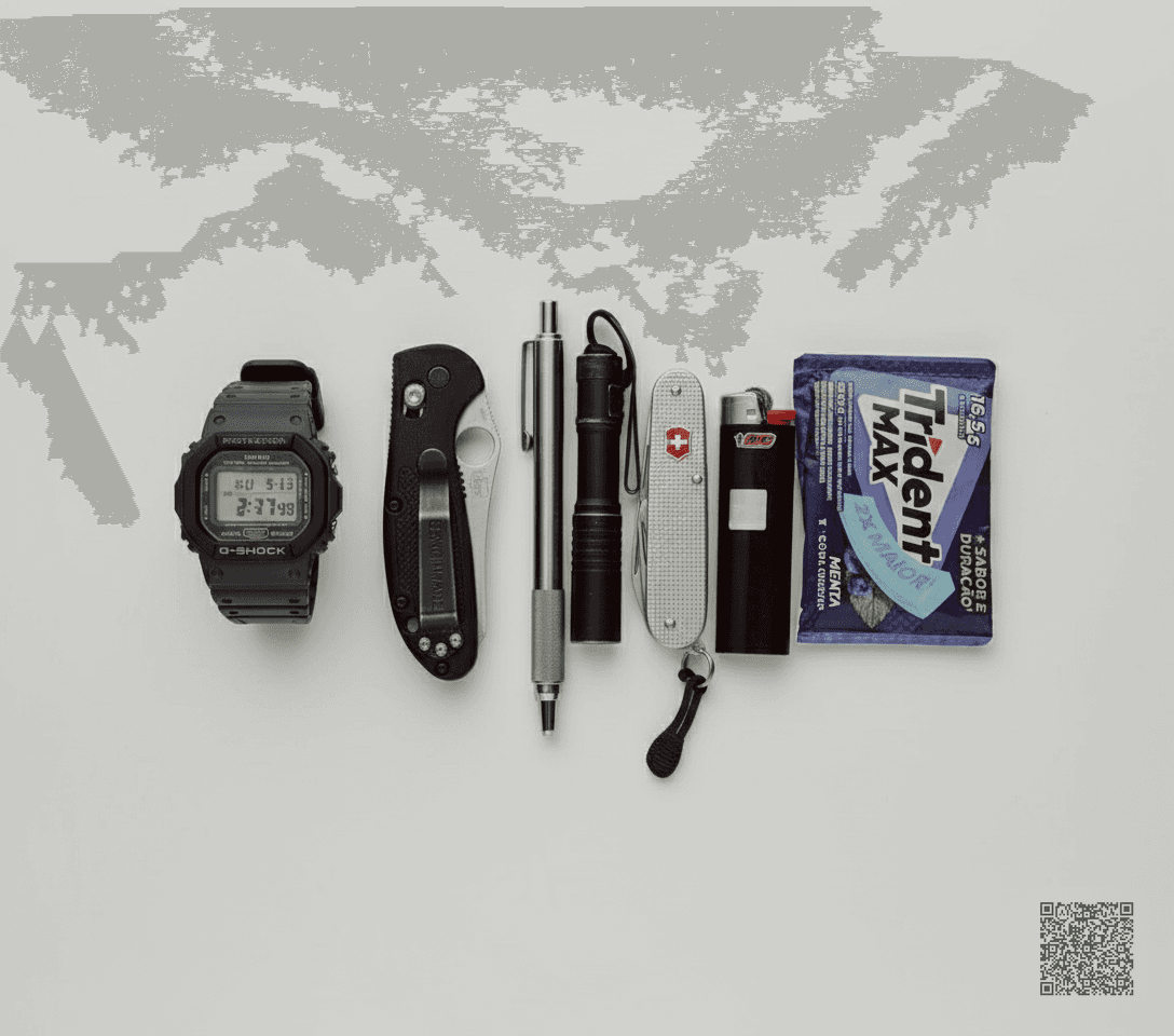 Knolling Flat-lay AI Photo