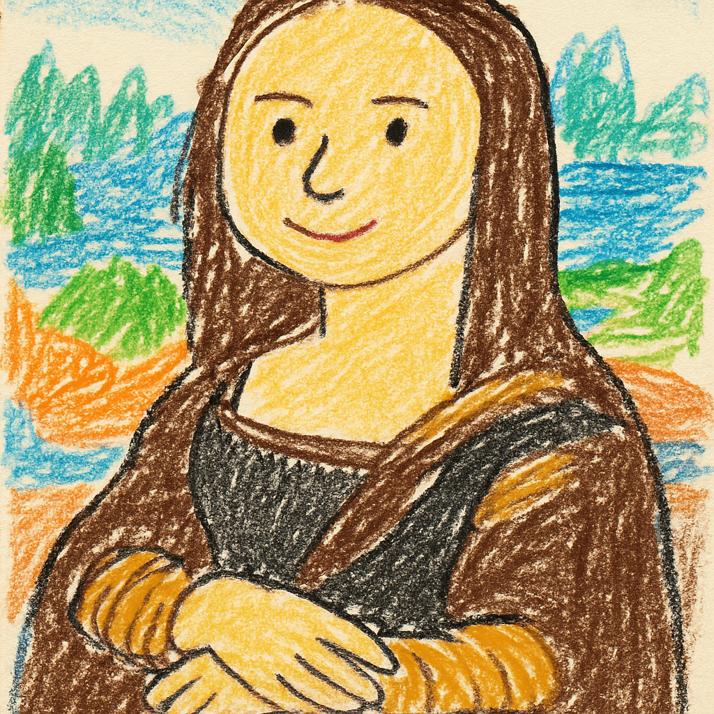 Convert this image to a child's drawing