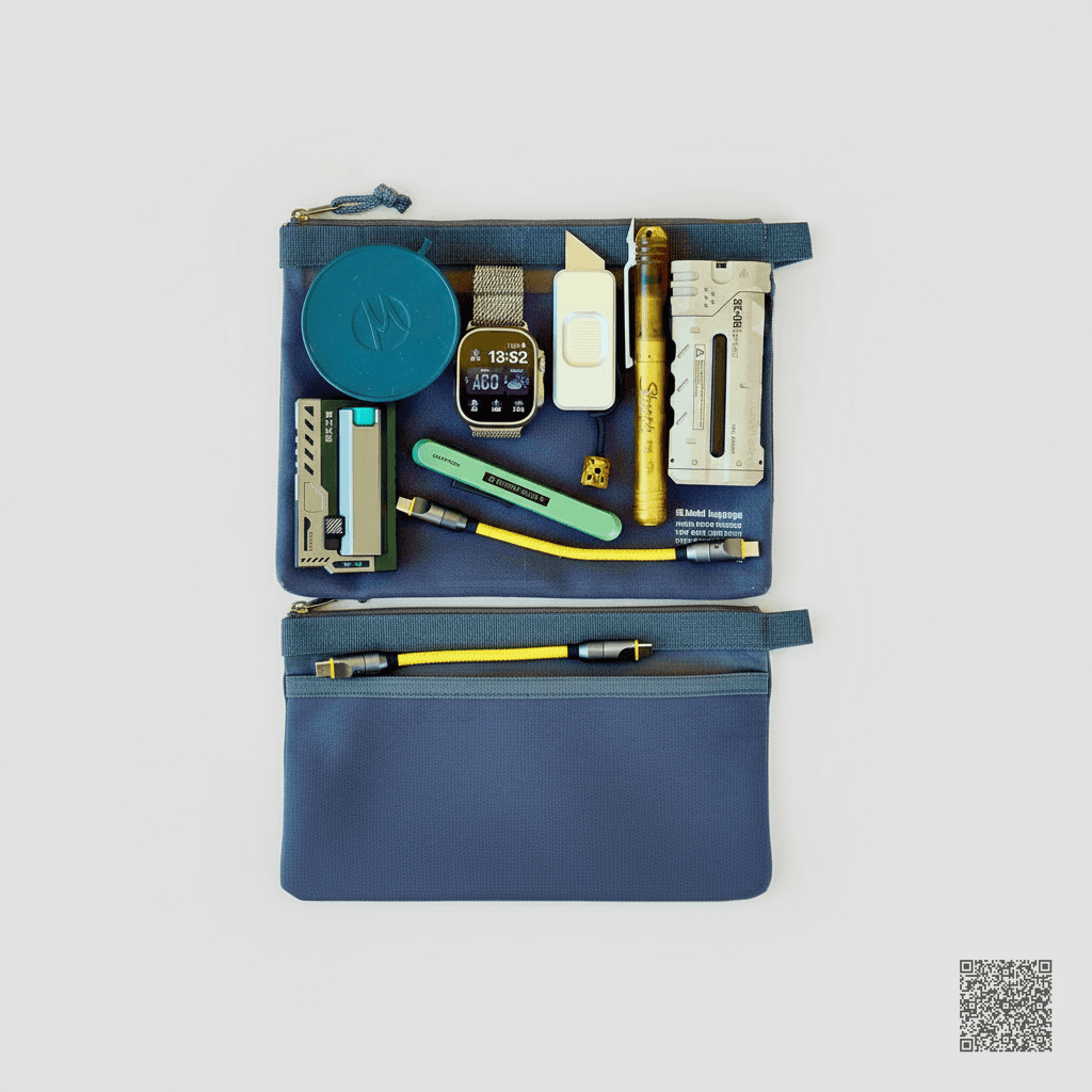 Knolling Flat-lay AI Photo