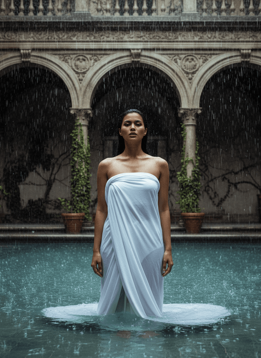 futuristic femme fatale