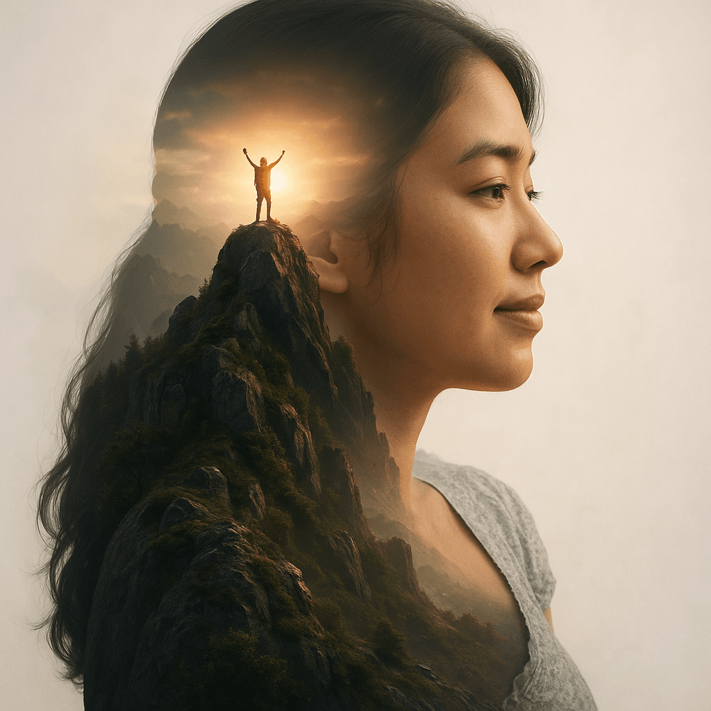 Dramatic Mountain Silhouette