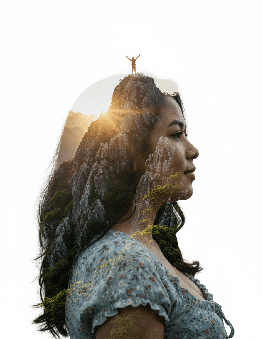 Dramatic Mountain Silhouette