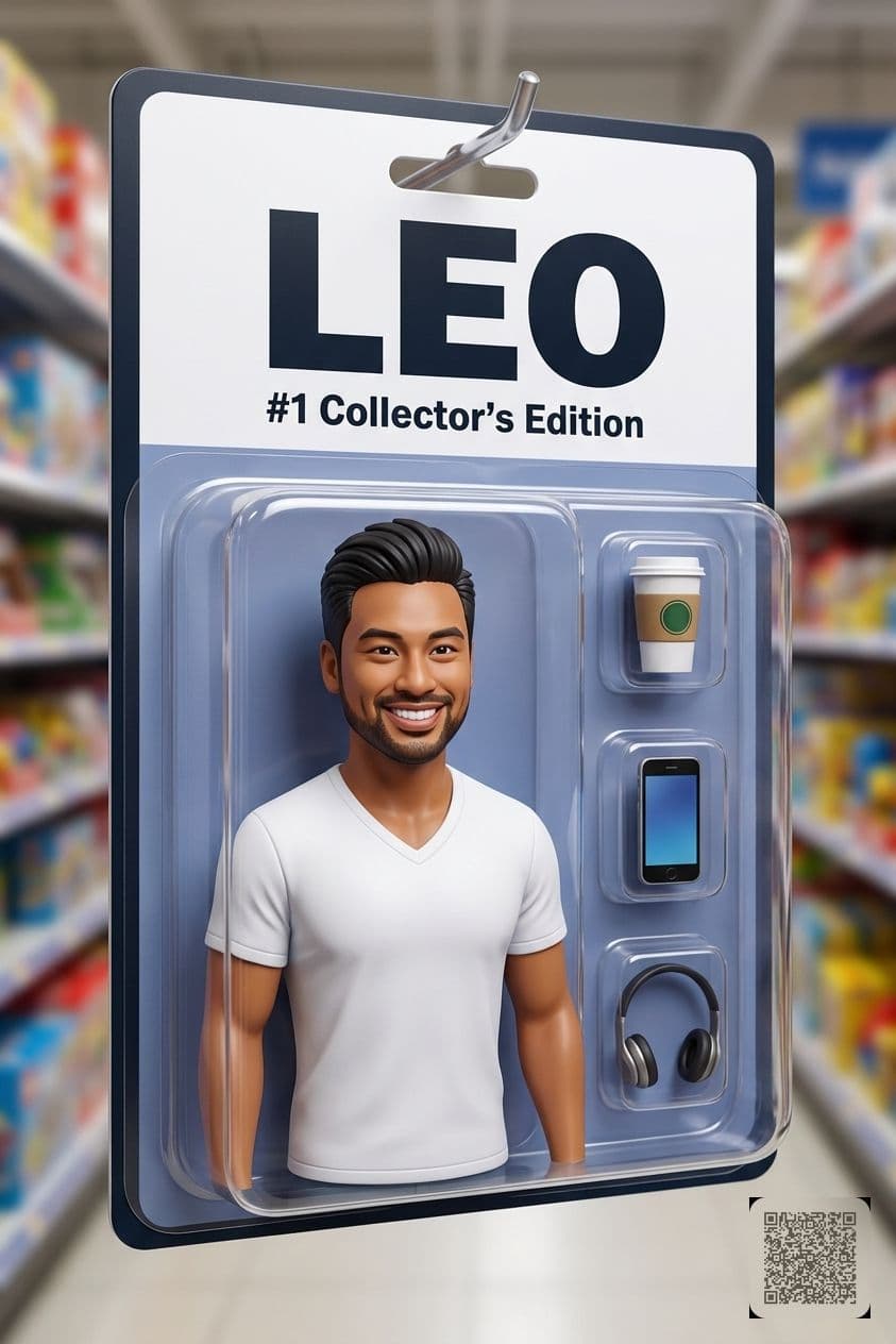 Action Figure in Blister Pack Prompt