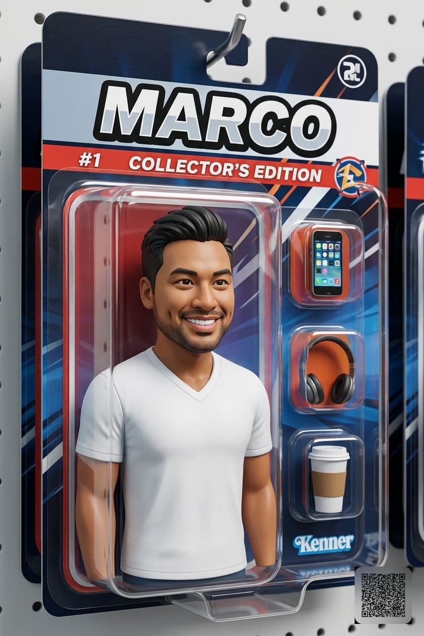 Action Figure in Blister Pack Prompt