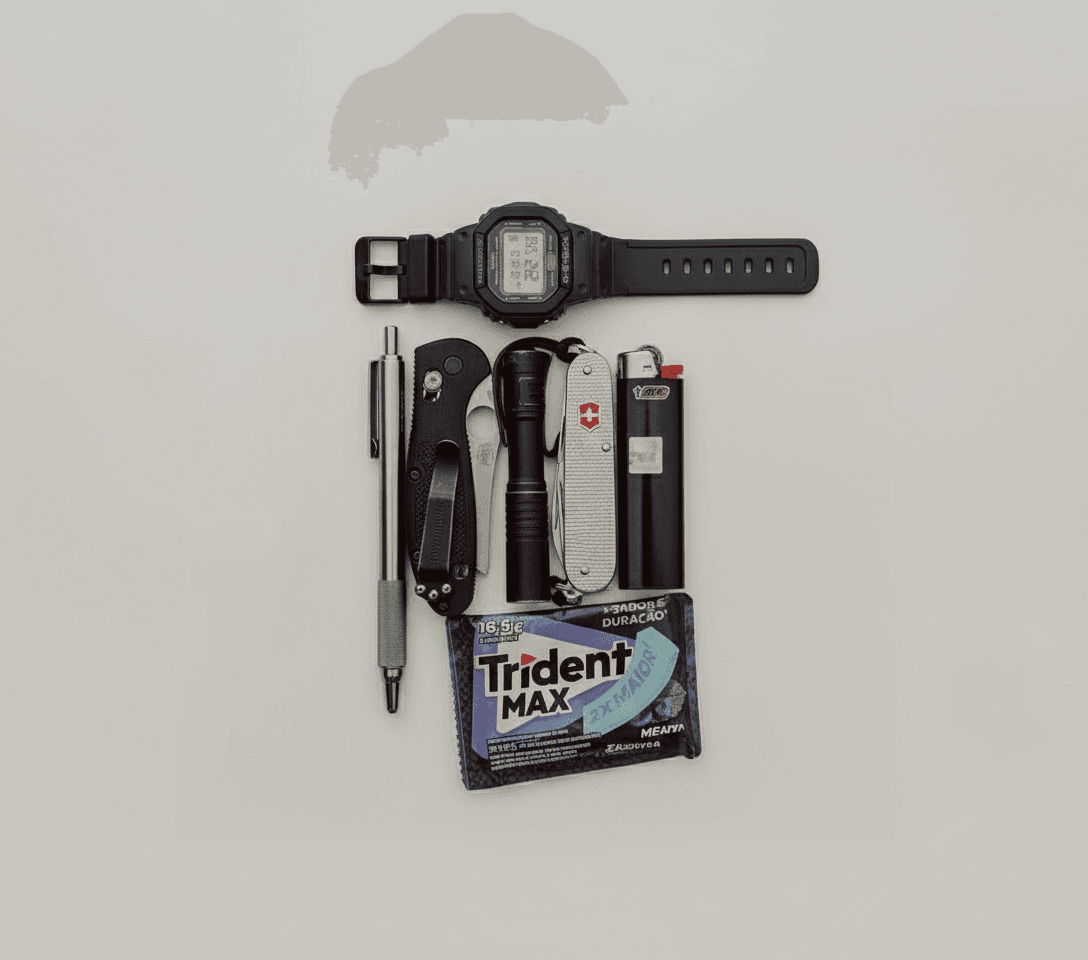 Knolling Flat-lay AI Photo