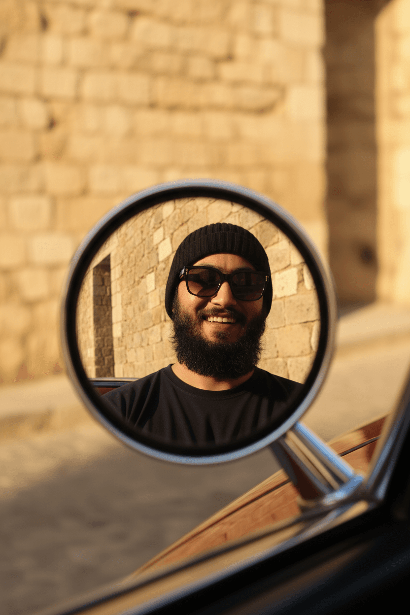 Cabriolet Mirror Photo