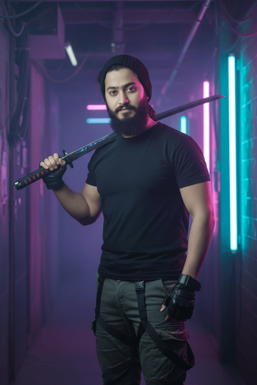 Katana Cinematic Portrait