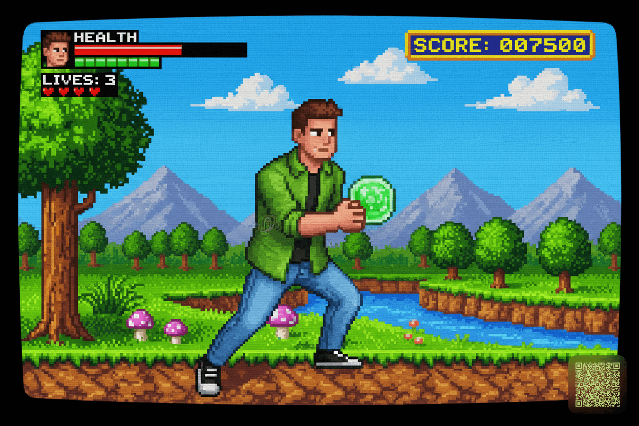 AI Retro 16-bit Video Game Character Generator