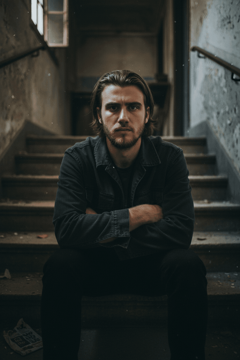Gritty Portrait Photo