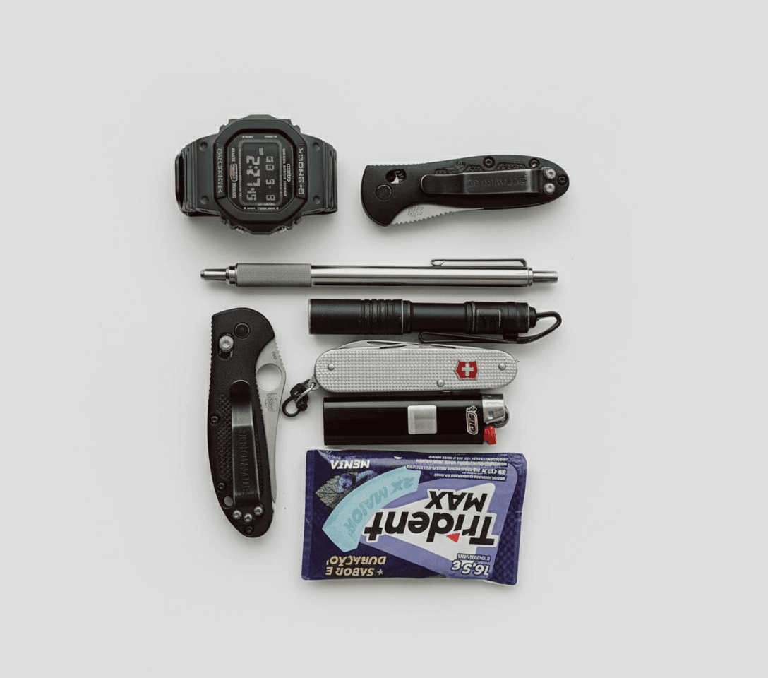 Knolling Flat-lay AI Photo