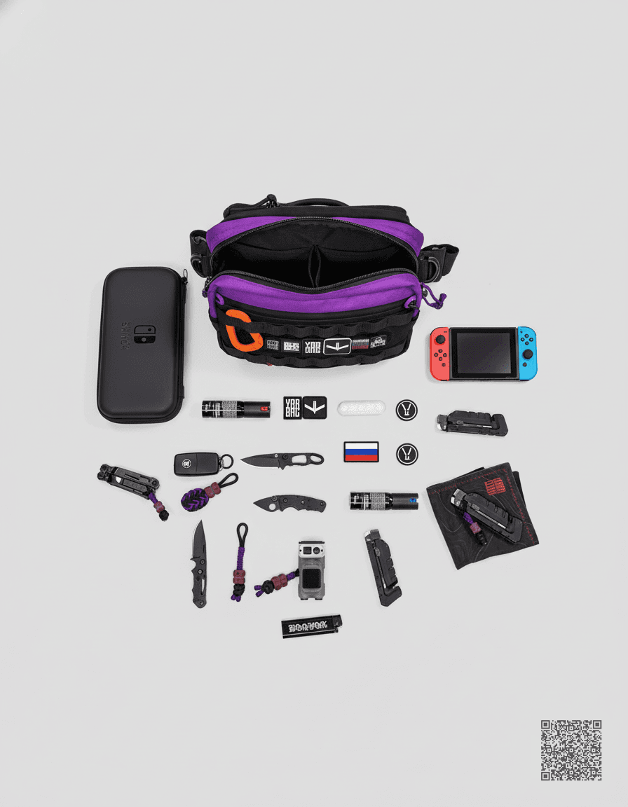 Knolling Flat-lay AI Photo