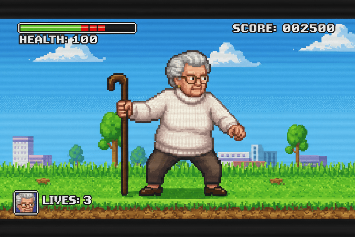 AI Retro 16-bit Video Game Character Generator