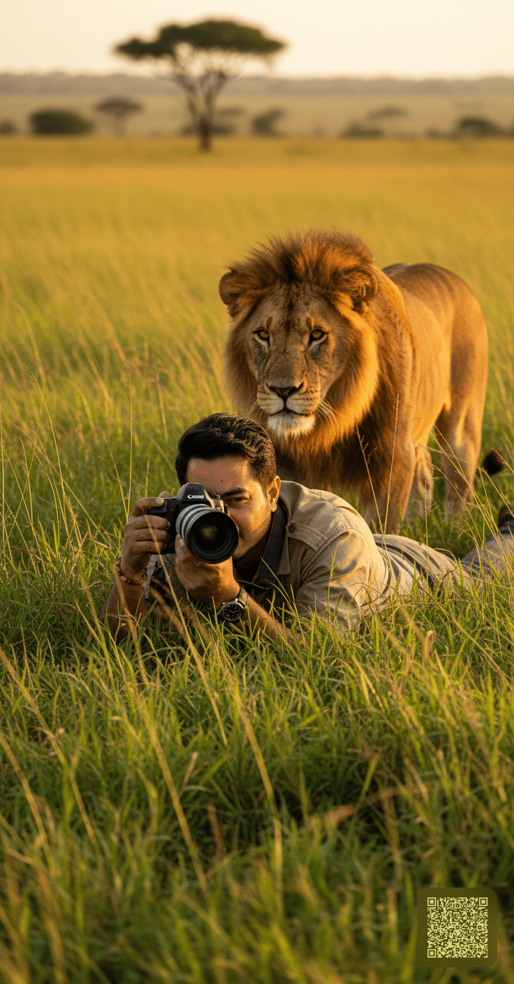 Nature Photographer Lion Hunt