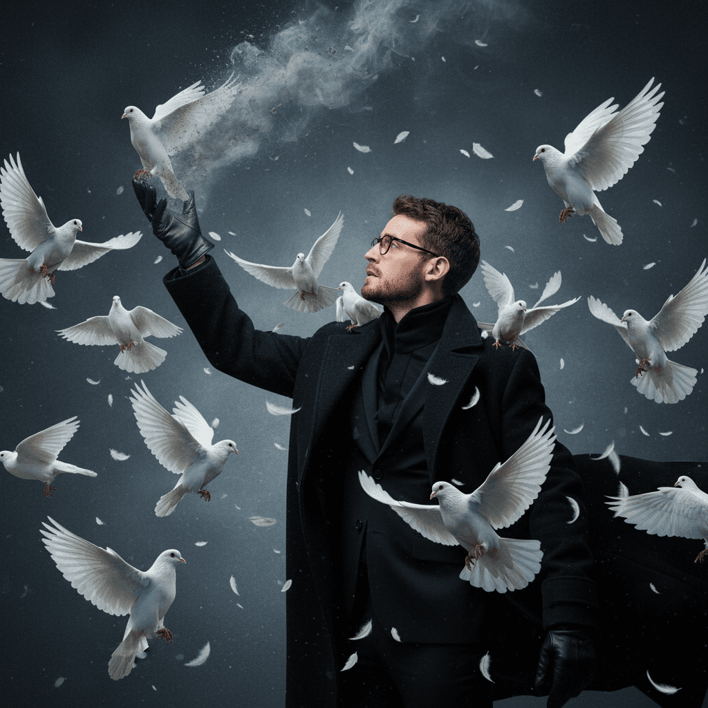 Cinematic Dove Portrait