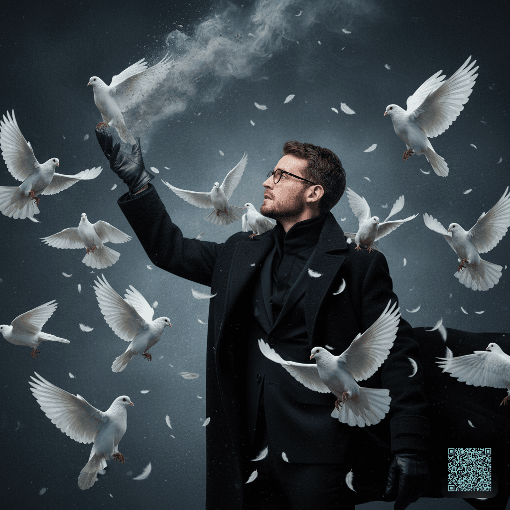 Cinematic Dove Portrait