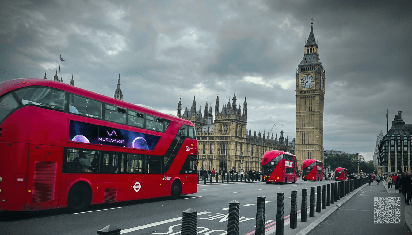 Double Decker Bus Ad