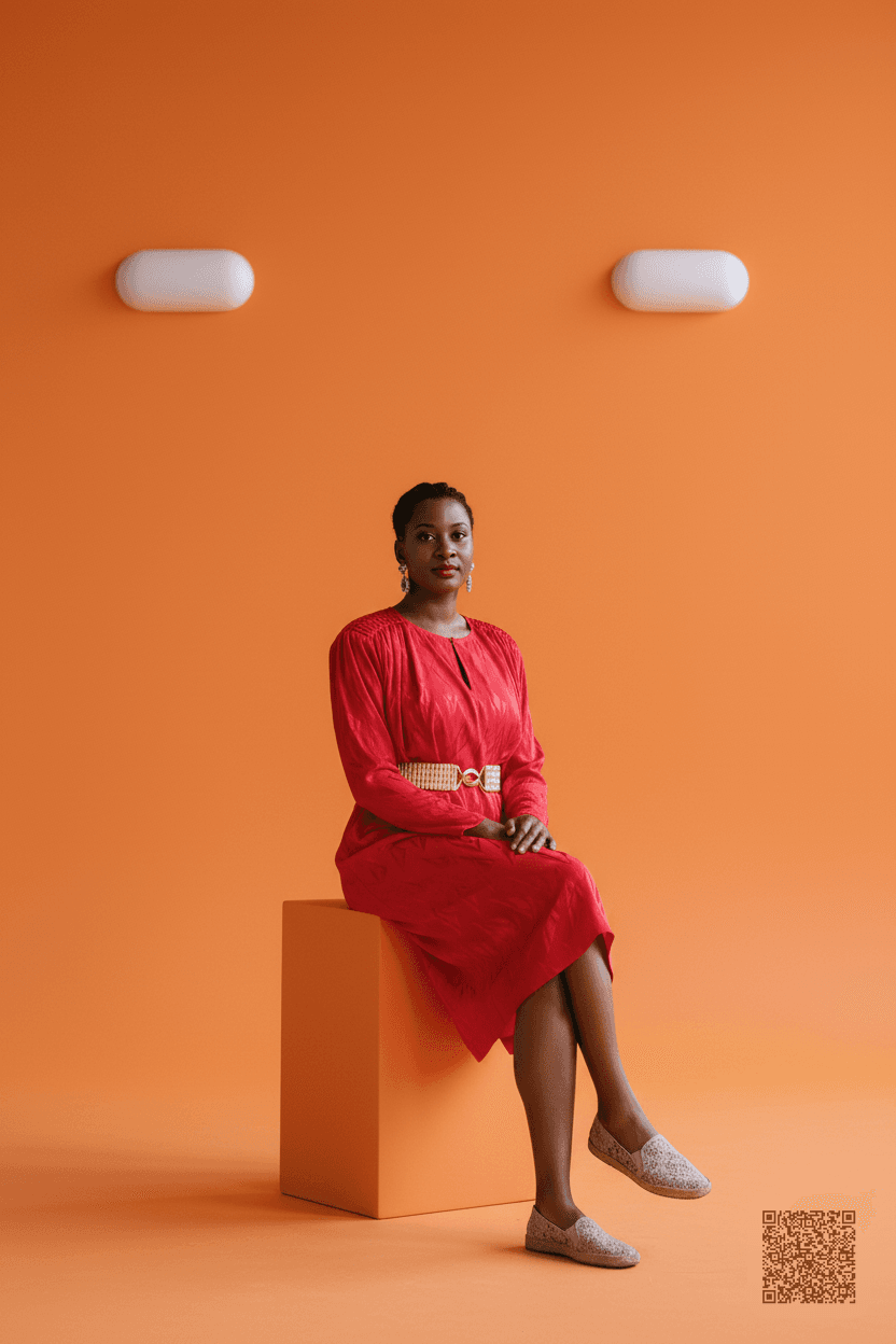 Orange AI Pro Headshot Portrait