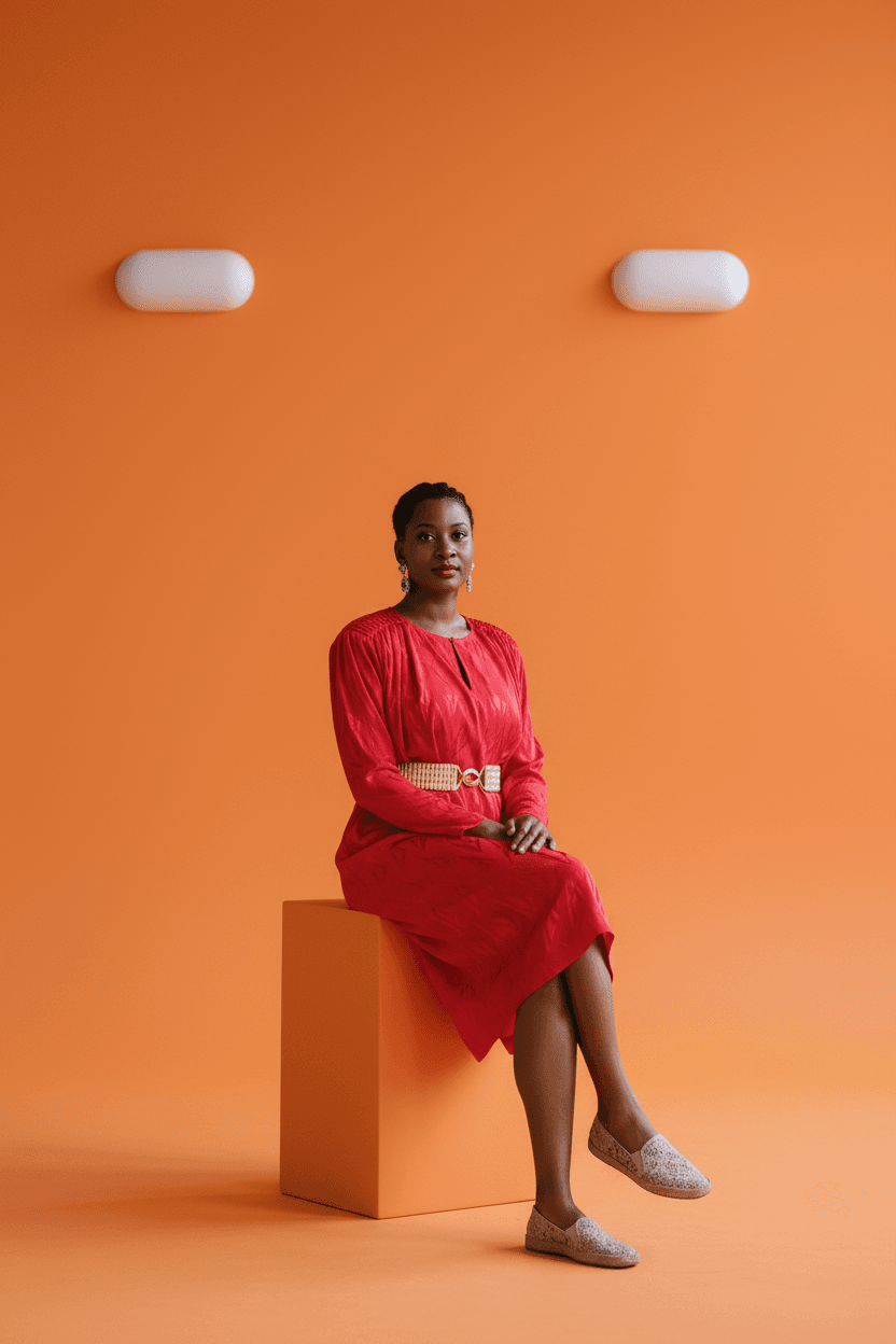 Orange AI Pro Headshot Portrait