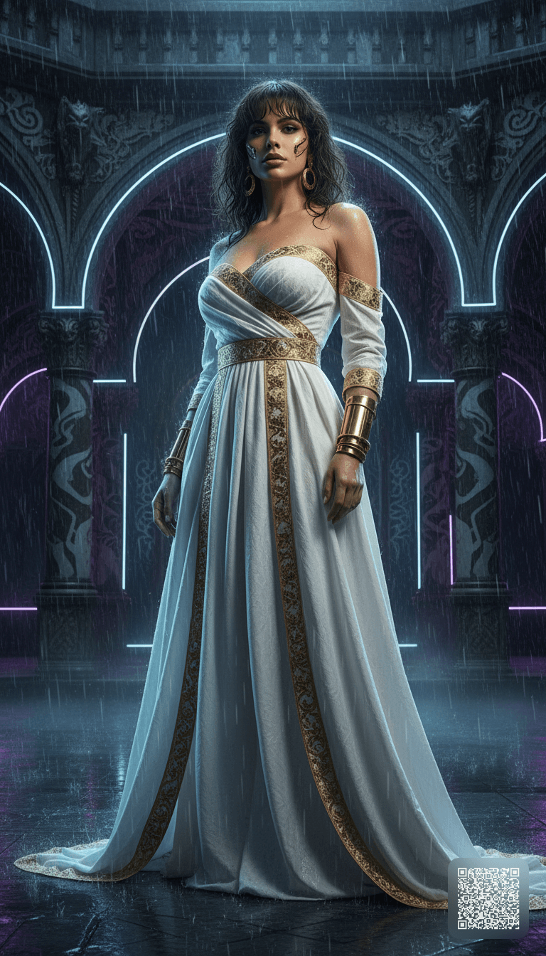 futuristic femme fatale