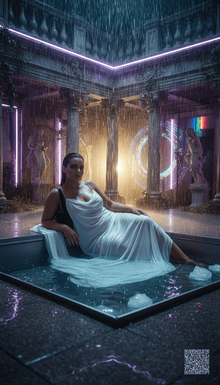 futuristic femme fatale