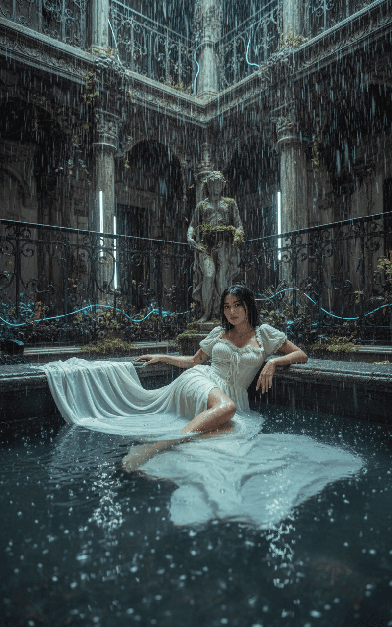 futuristic femme fatale