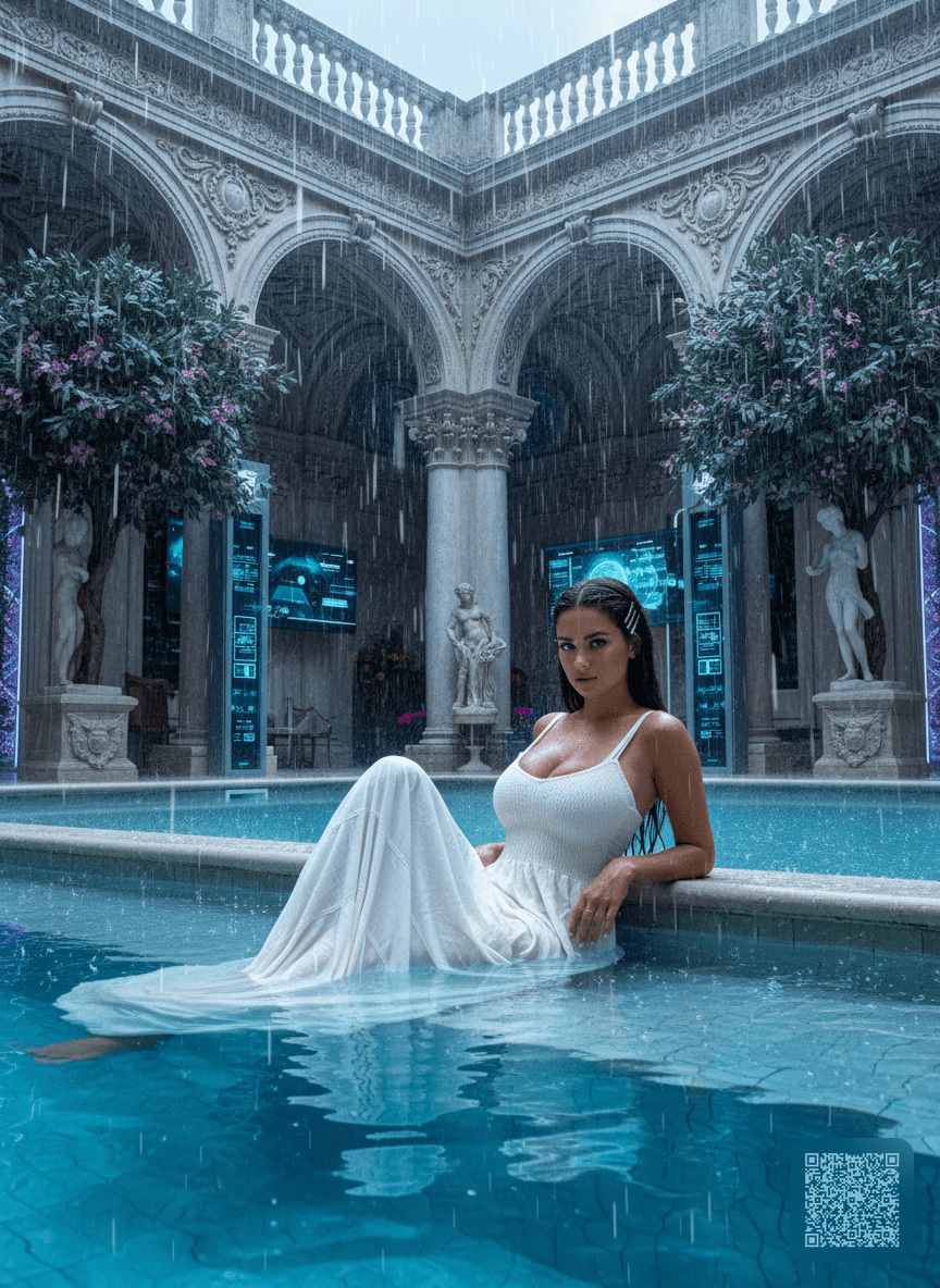 futuristic femme fatale
