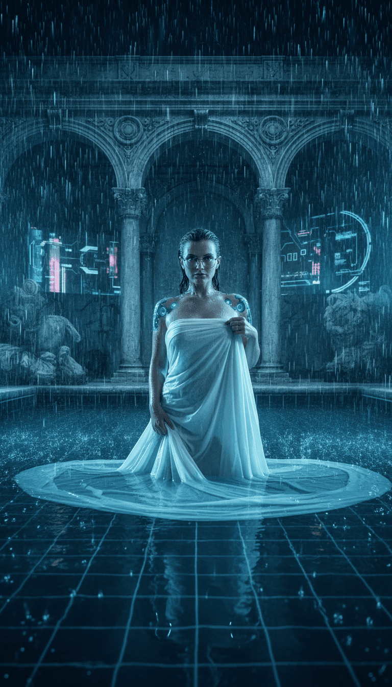 futuristic femme fatale