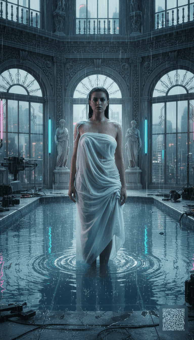 futuristic femme fatale