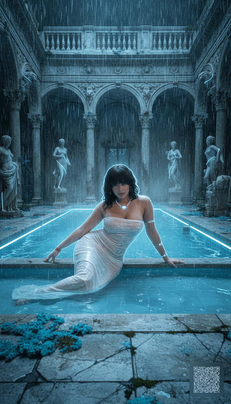 futuristic femme fatale