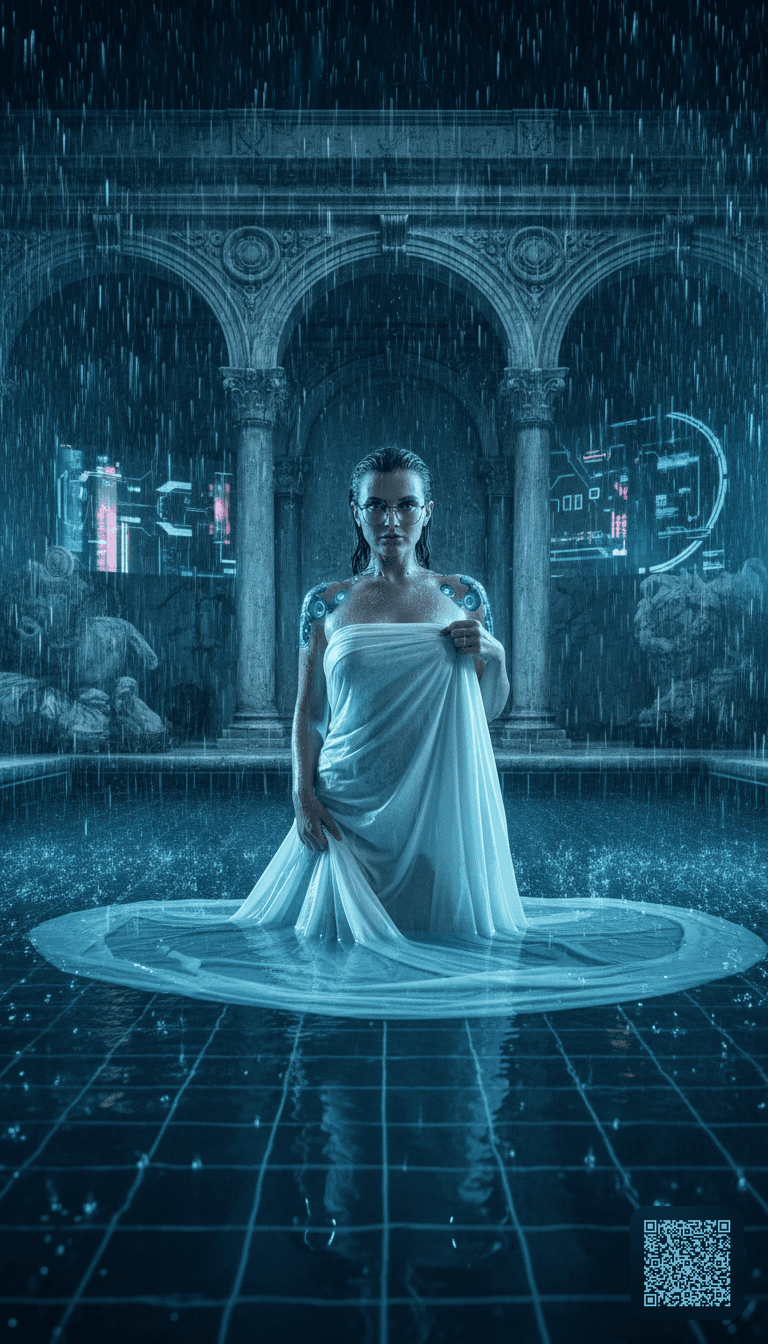 futuristic femme fatale