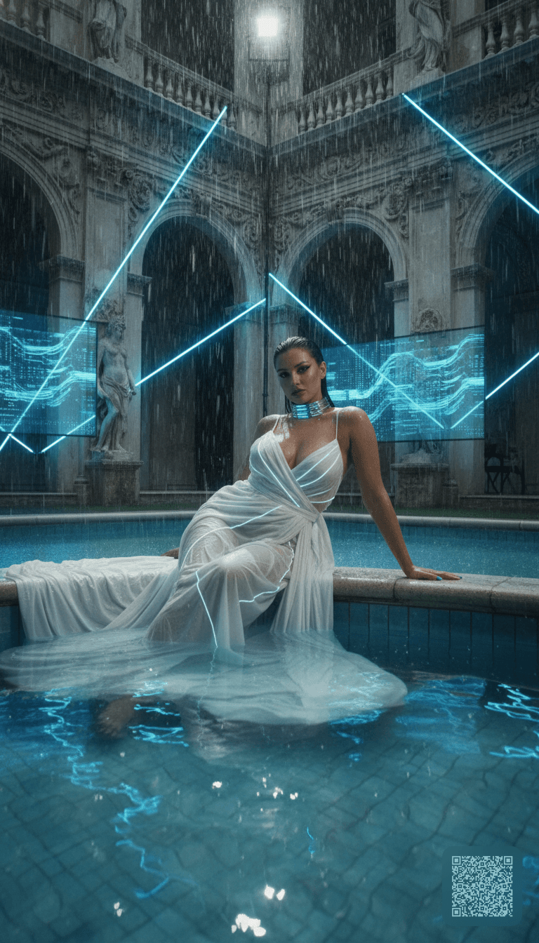 futuristic femme fatale
