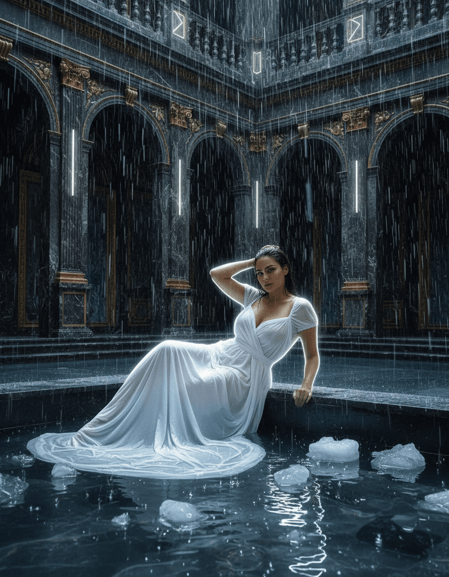 futuristic femme fatale