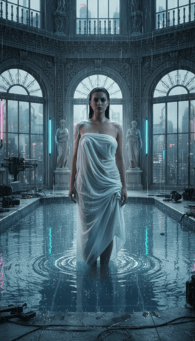 futuristic femme fatale