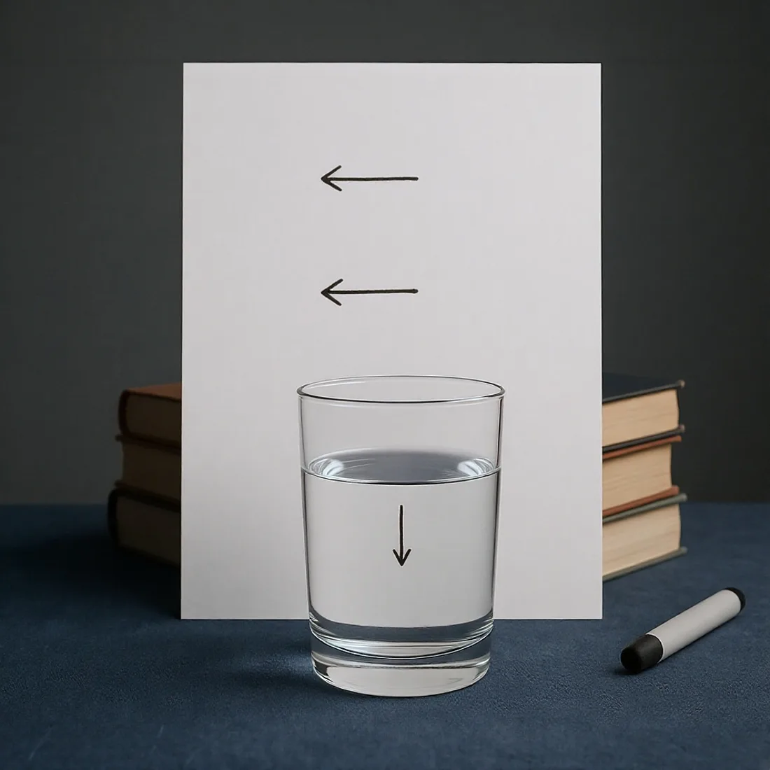 FLUX Kontext Pro — Two Arrows, One Glass of Water run 3