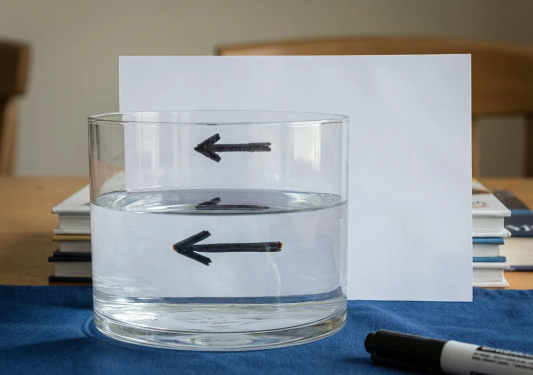 Qwen Image 2.0 Pro — Two Arrows, One Glass of Water run 2