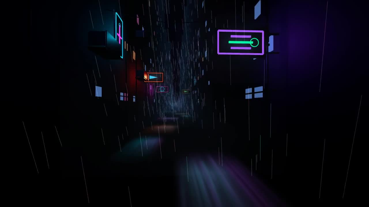 Three.js Neon Cyberpunk Alley